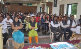 Faculty, Administrative Staff and Students at Induction Programme