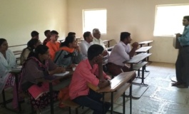 Dr. Dilip Ghongade Delivering Lecture on Sociology